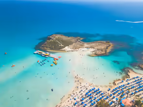 aerial photography of seashore